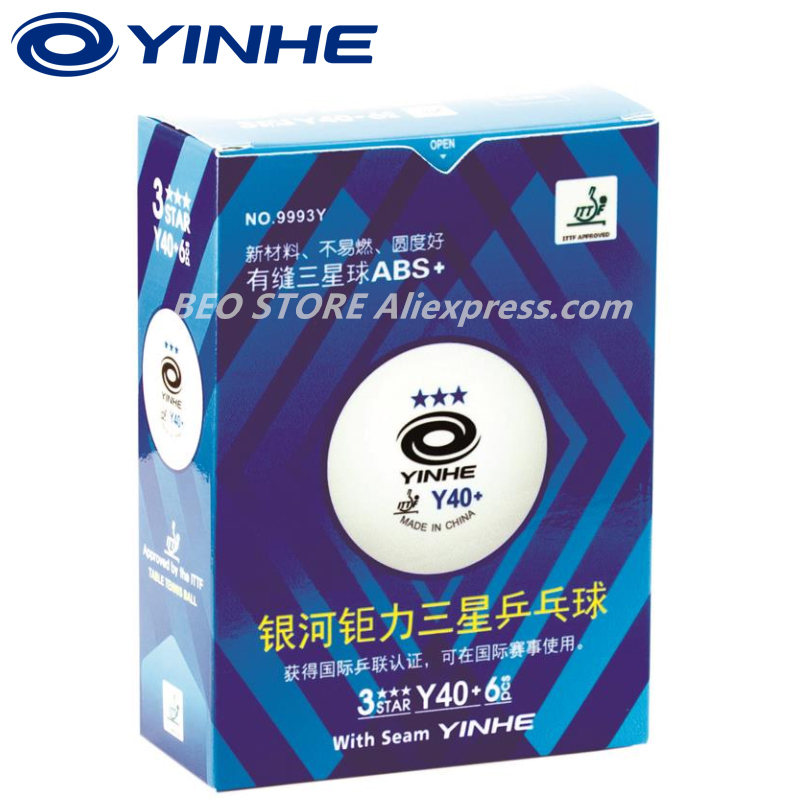 60 balles YINHE 3 étoiles Y40  - Table Tennis Olympics avis et prix