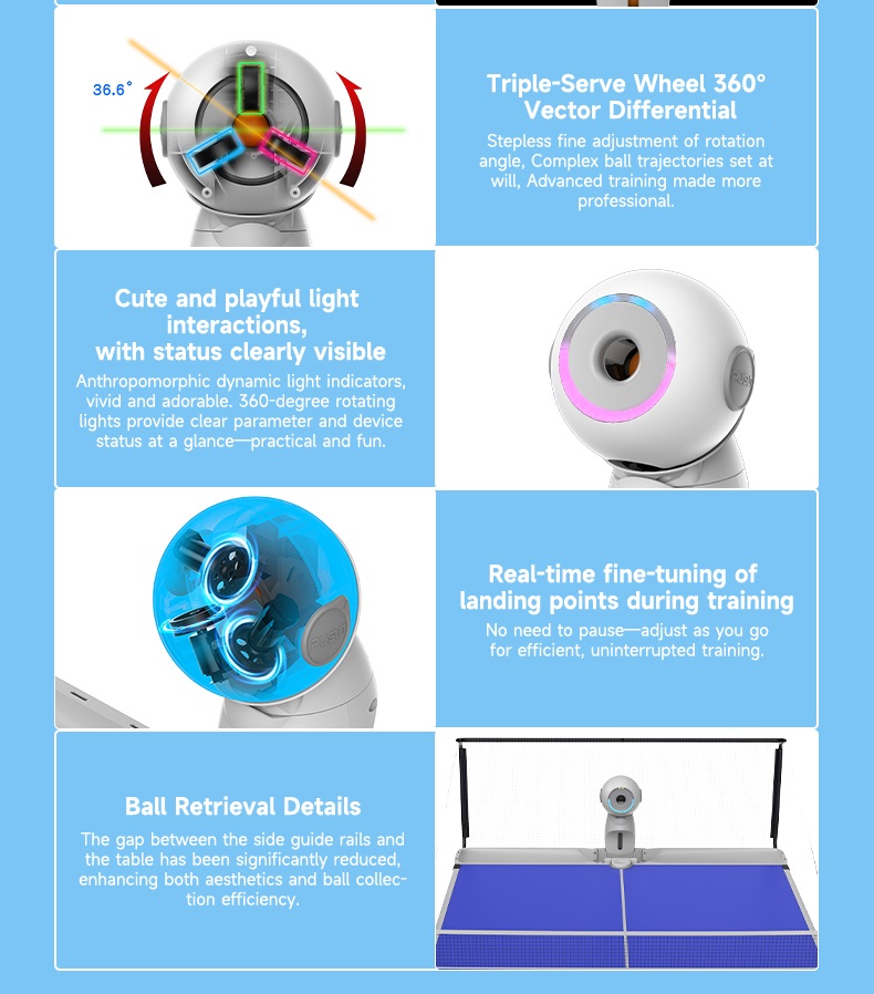 Robot de tennis de table élect - Table Tennis Table avis et prix